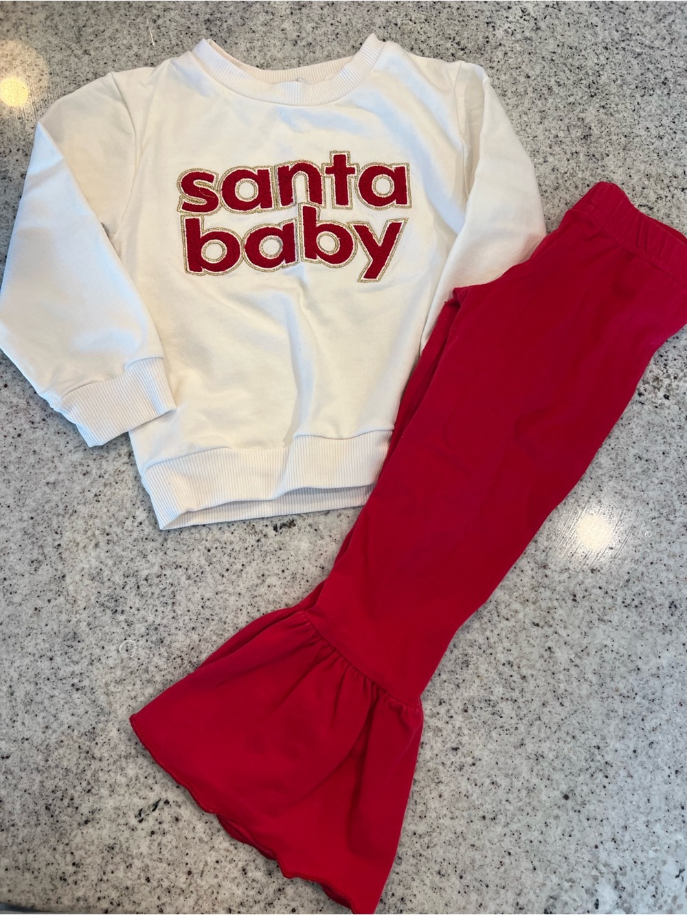 Adorable Christmas outfit set 2T toddler girl